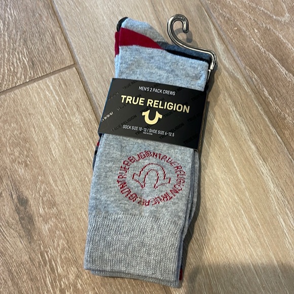 True Religion Underwear & Socks True Religion 2 Pair Crew Socks